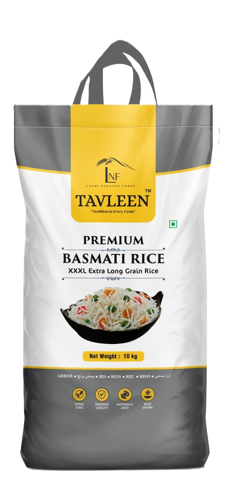 Tavleen Premium Basmati Rice Packet