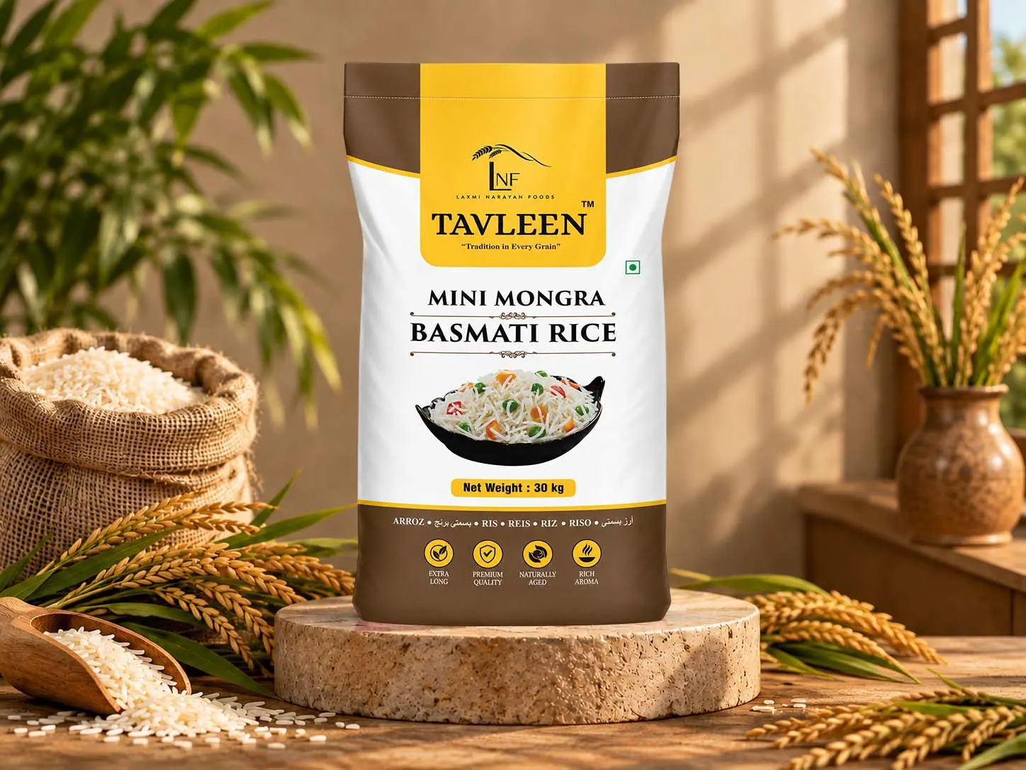 Mini Mongra Basmati Rice - Tavleen Rice