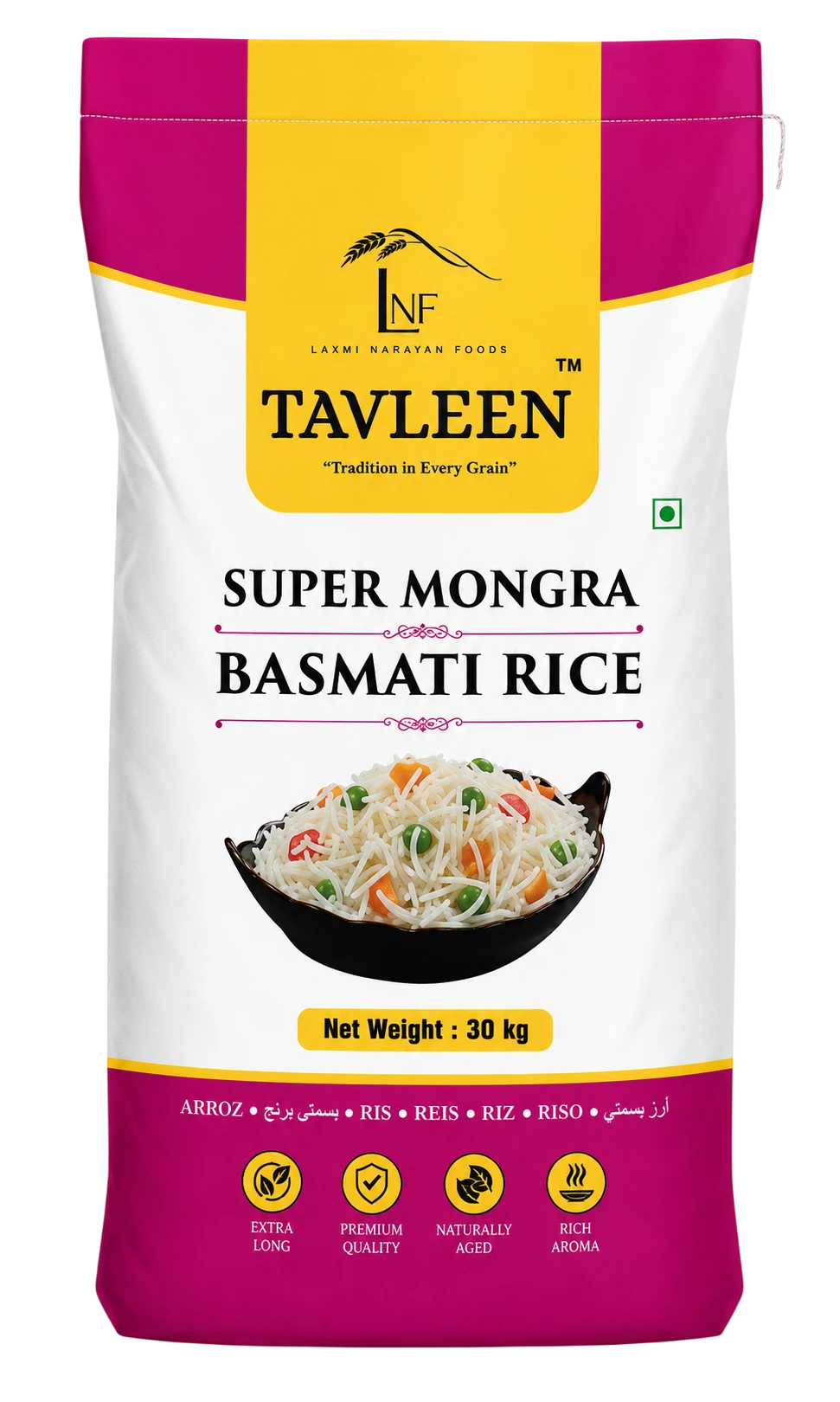 Tavleen Super Mongra Rice Packet